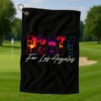 Pratt For Mayor Of Los Angeles Tropical Style Golf Towel thumb 1