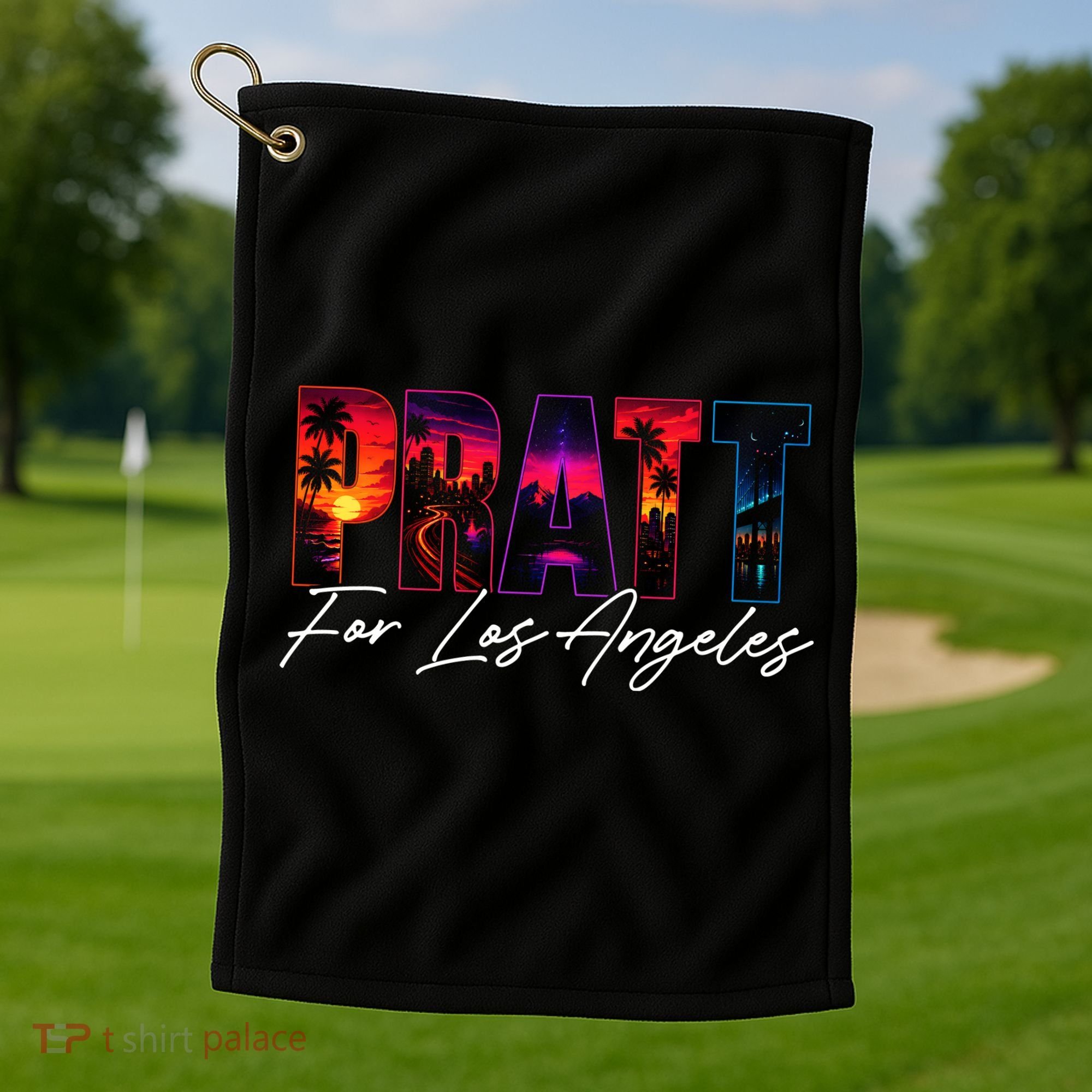 Pratt For Mayor Of Los Angeles Tropical Style Golf Towel