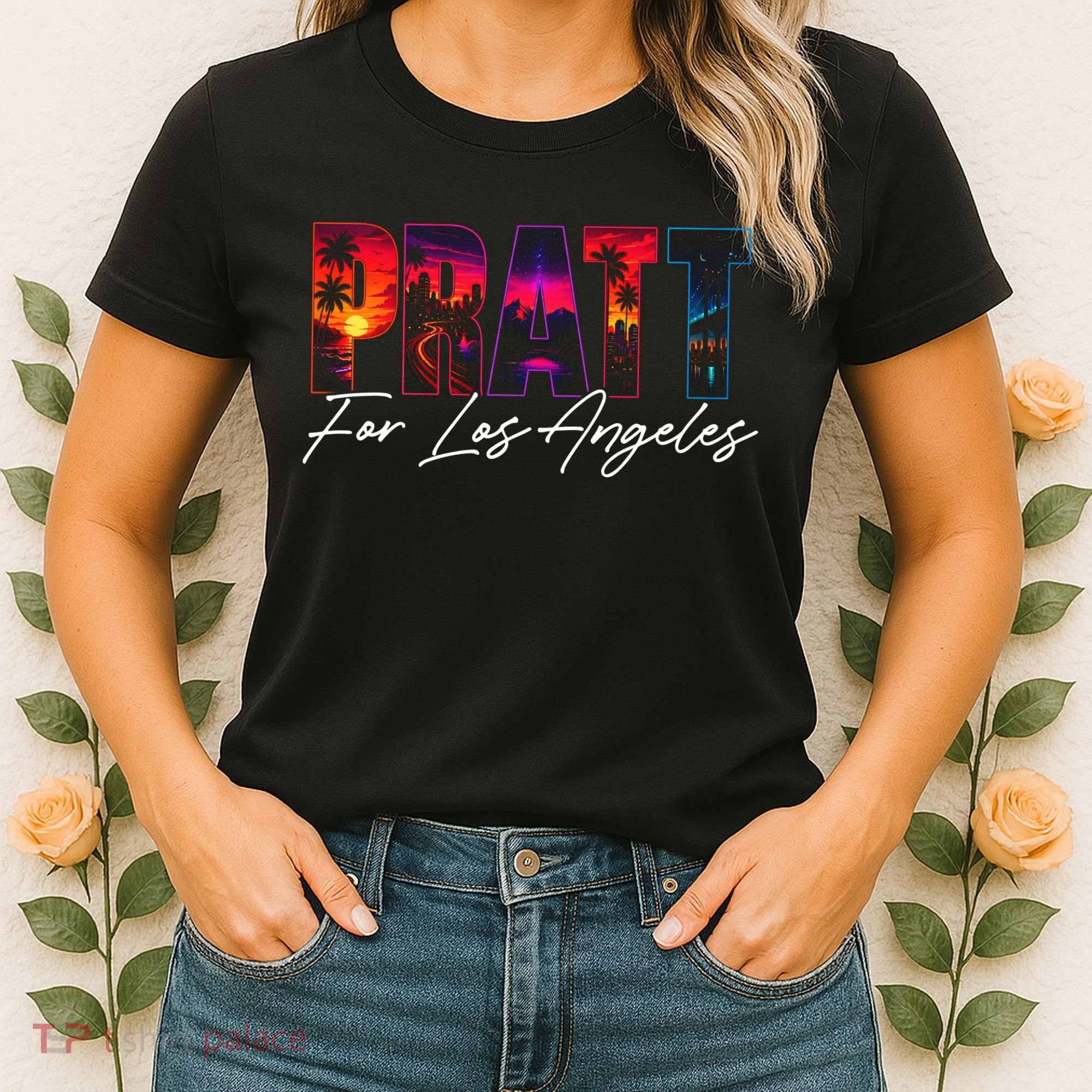 Pratt For Mayor Of Los Angeles Tropical Style Women's T-Shirt