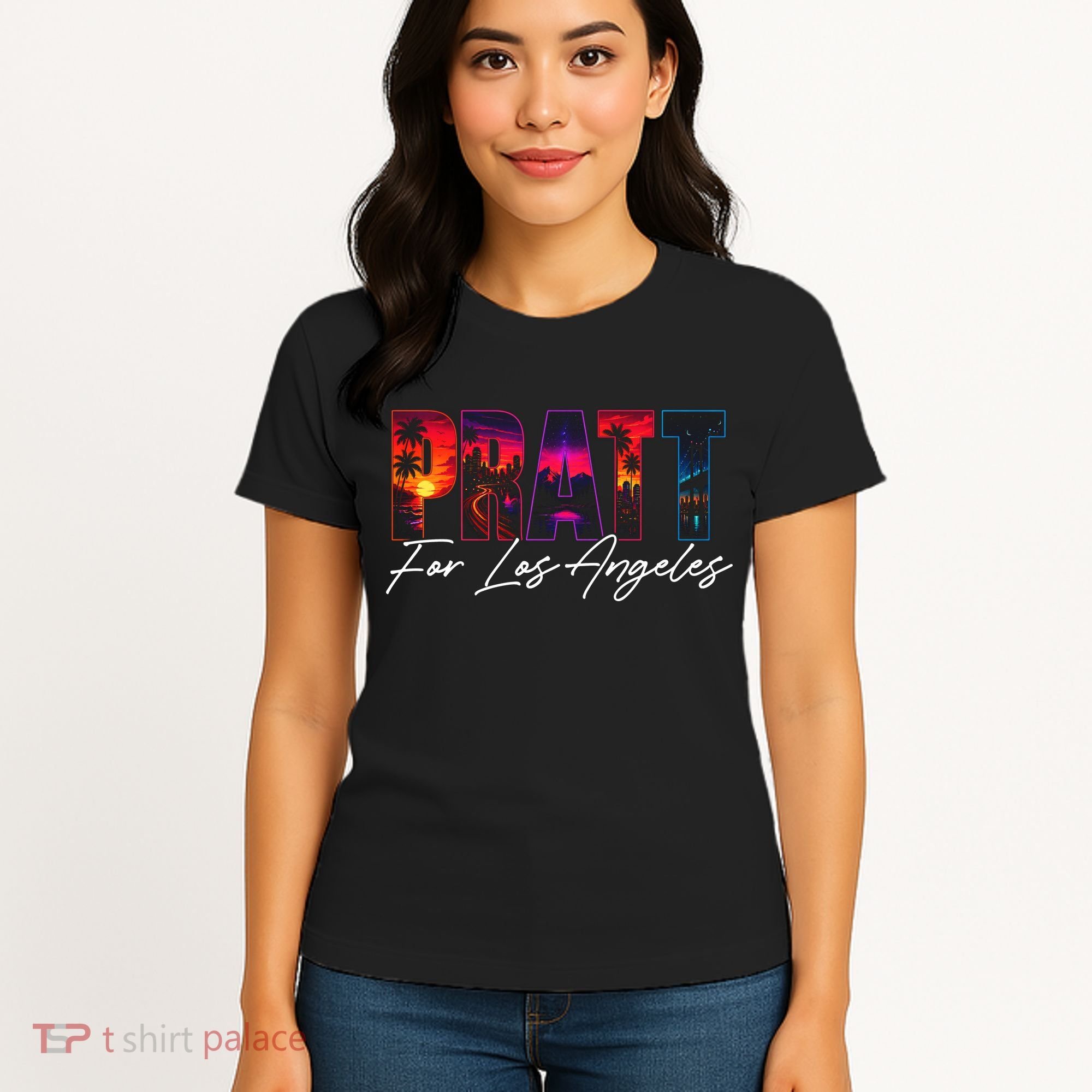 Pratt For Mayor Of Los Angeles Tropical Style Women's T-Shirt