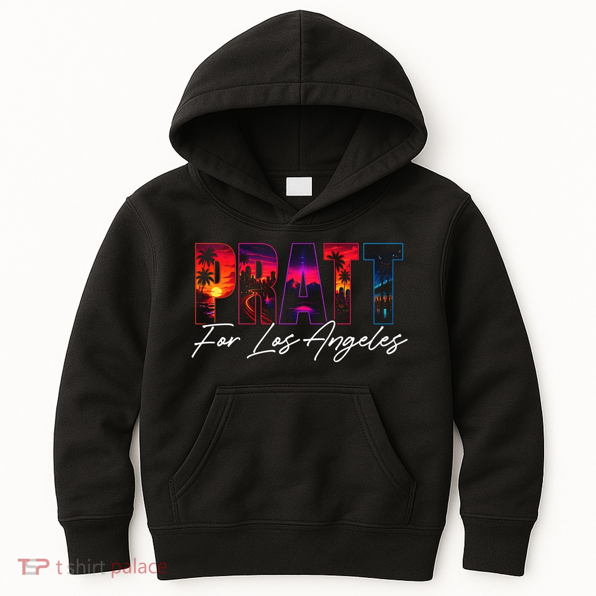 Pratt For Mayor Of Los Angeles Tropical Style Kids Hoodie