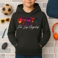 Pratt For Mayor Of Los Angeles Tropical Style Kids Hoodie thumb 2