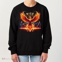 Phoenix Fire Mythical Bird Inspirational Motivational Women's Sweatshirt thumb 0