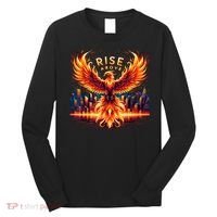 Phoenix Fire Mythical Bird Inspirational Motivational Long Sleeve Shirt thumb 0