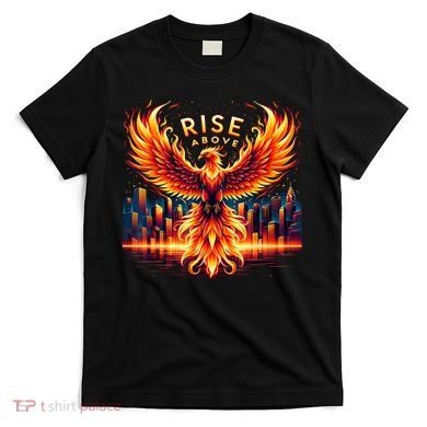 Phoenix Fire Mythical Bird Inspirational Motivational T-Shirt