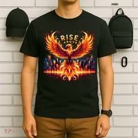 Phoenix Fire Mythical Bird Inspirational Motivational T-Shirt thumb 6