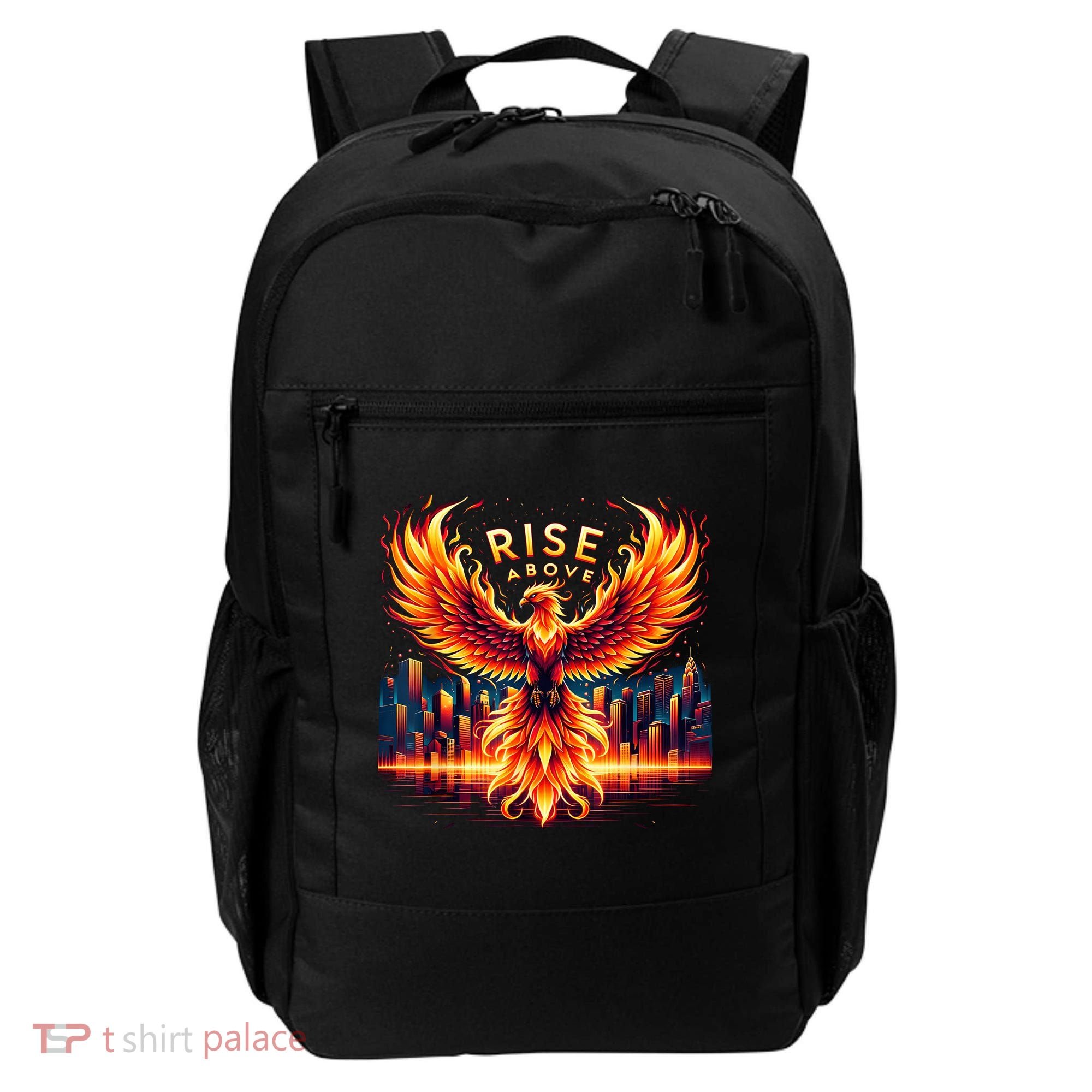 Phoenix Fire Mythical Bird Inspirational Motivational Backpack