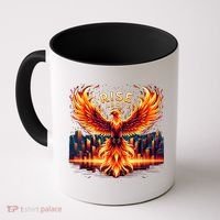 Phoenix Fire Mythical Bird Inspirational Motivational Coffee Mug thumb 0