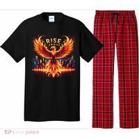 Phoenix Fire Mythical Bird Inspirational Motivational Pajama Set thumb 0