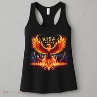 Phoenix Fire Mythical Bird Inspirational Motivational Women's Tank Top thumb 3