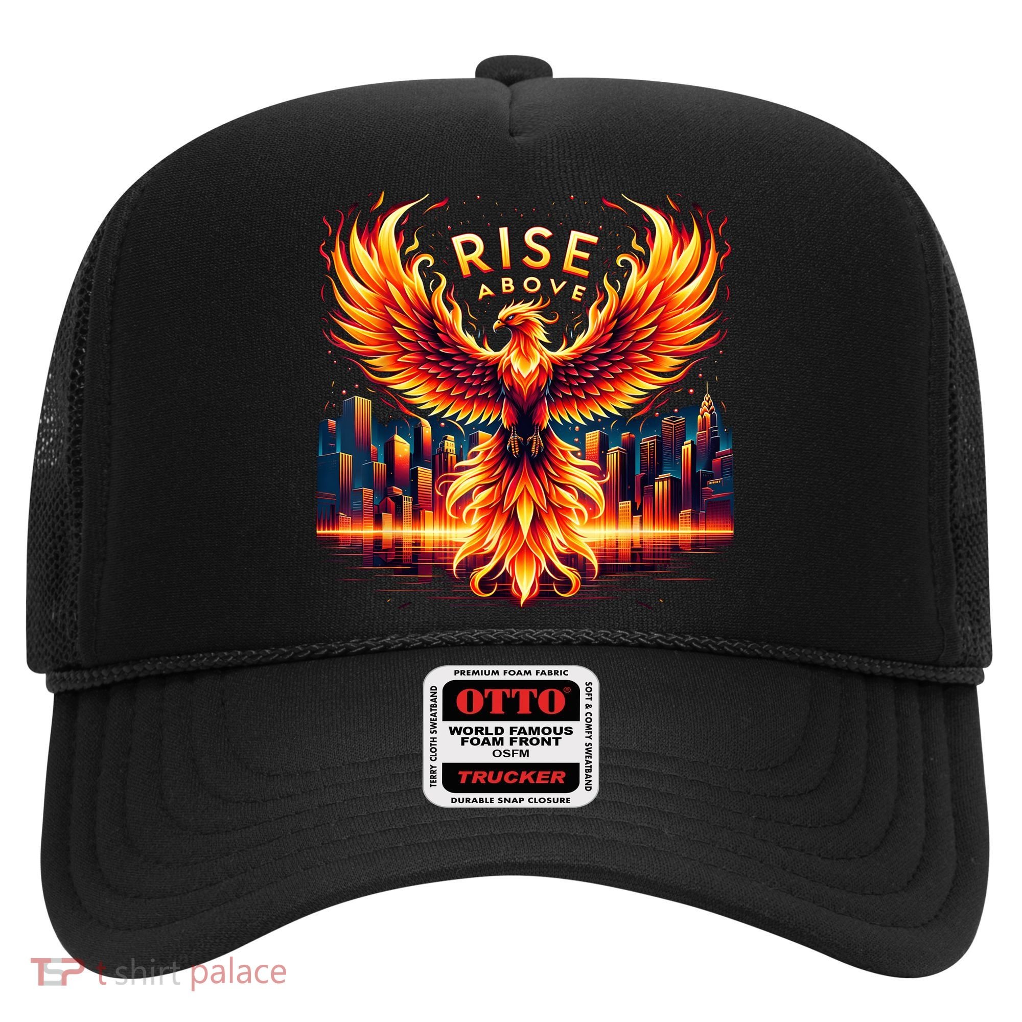 Phoenix Fire Mythical Bird Inspirational Motivational Hat