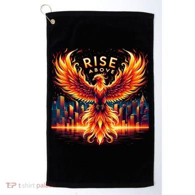 Phoenix Fire Mythical Bird Inspirational Motivational Golf Towel