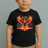 Phoenix Fire Mythical Bird Inspirational Motivational Toddler T-Shirt thumb 2