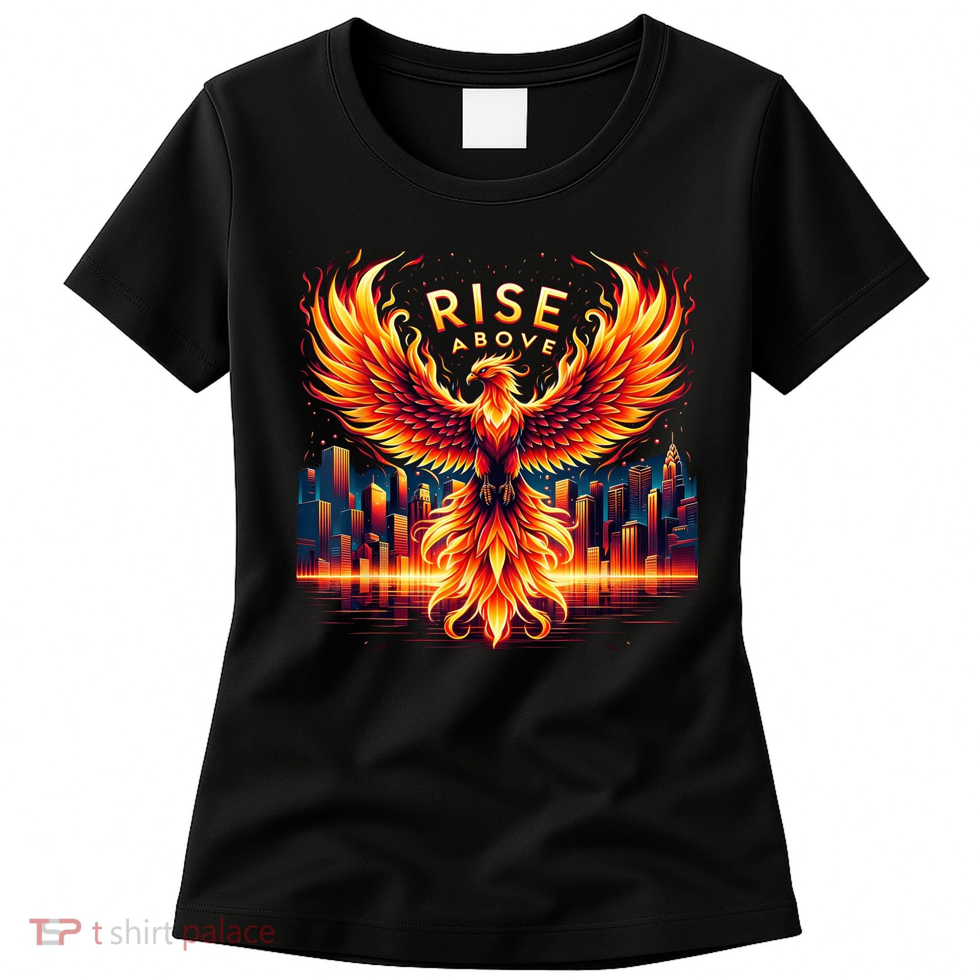 Phoenix Fire Mythical Bird Inspirational Motivational Women's T-Shirt