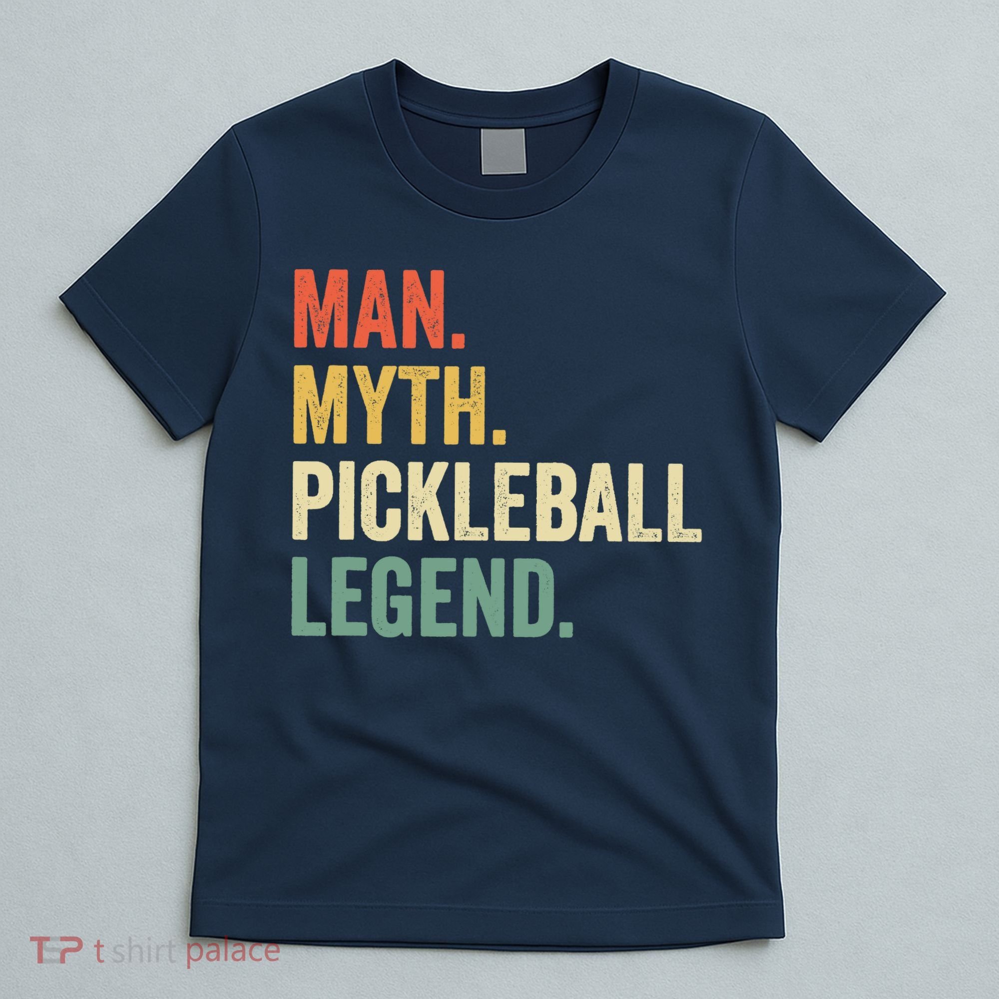 Pickleball Funny Man Myth Legend Father's Day Vintage T-Shirt