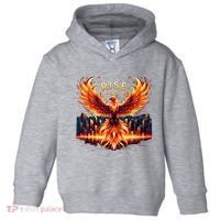 Phoenix Fire Mythical Bird Inspirational Motivational Toddler Hoodie thumb 0