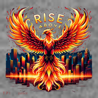 Phoenix Fire Mythical Bird Inspirational Motivational Toddler Hoodie thumb 2
