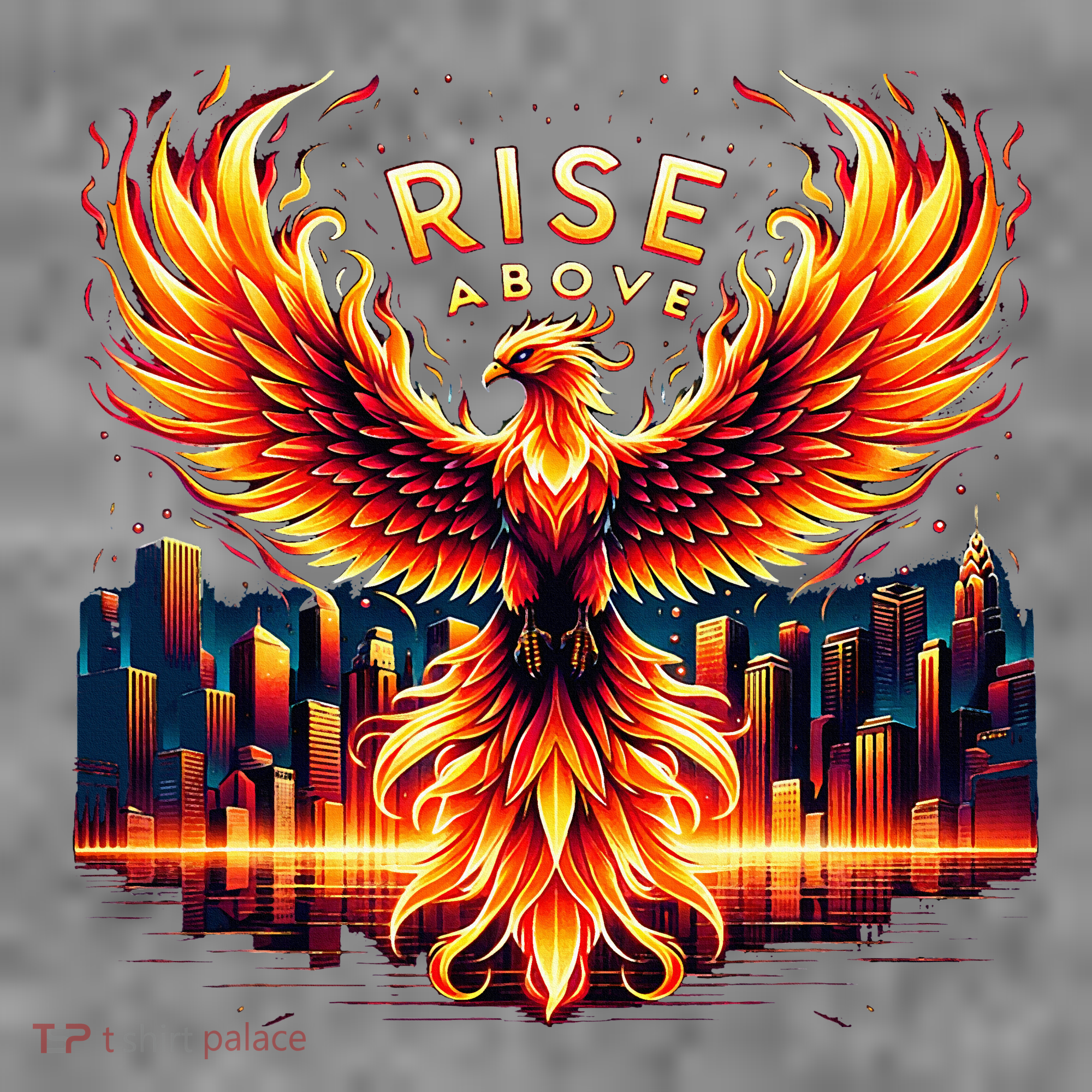 Phoenix Fire Mythical Bird Inspirational Motivational Toddler Hoodie