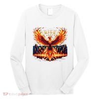 Phoenix Fire Mythical Bird Inspirational Motivational Long Sleeve Shirt thumb 0