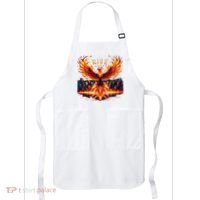 Phoenix Fire Mythical Bird Inspirational Motivational Apron thumb 0