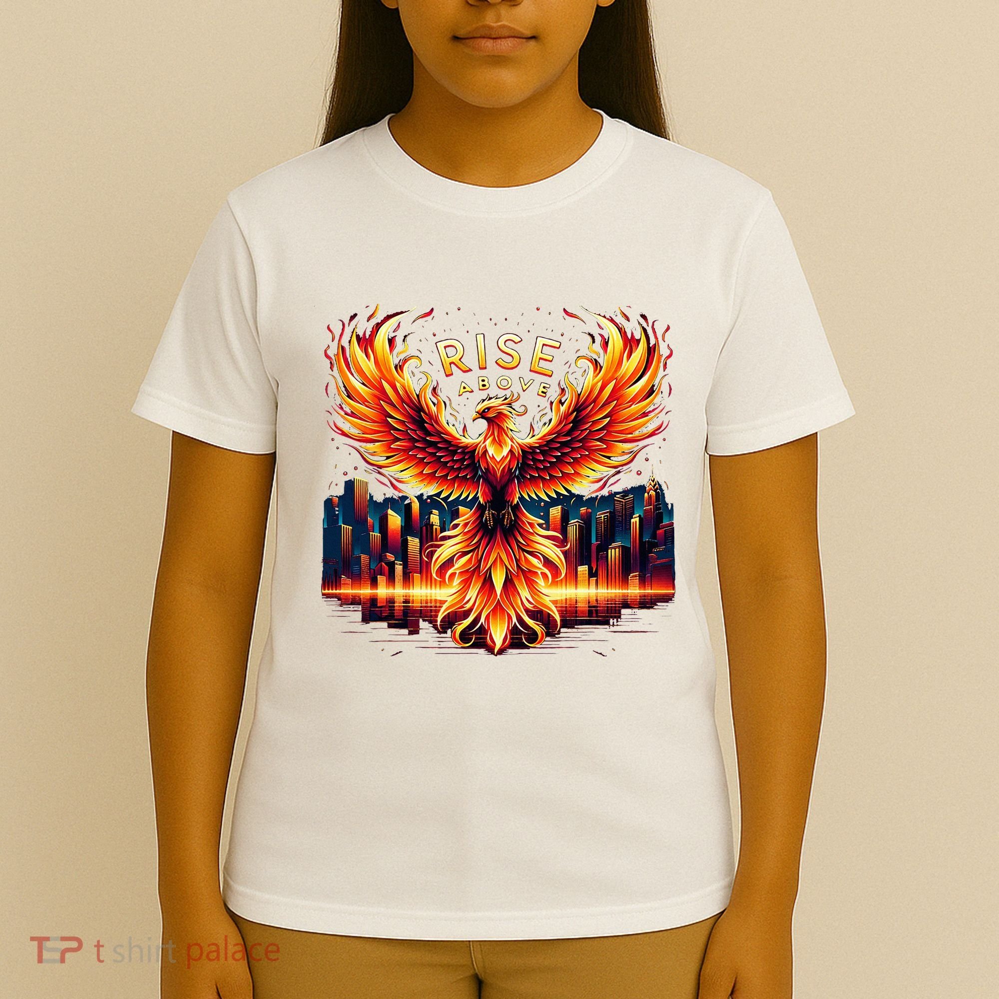 Phoenix Fire Mythical Bird Inspirational Motivational T-Shirt