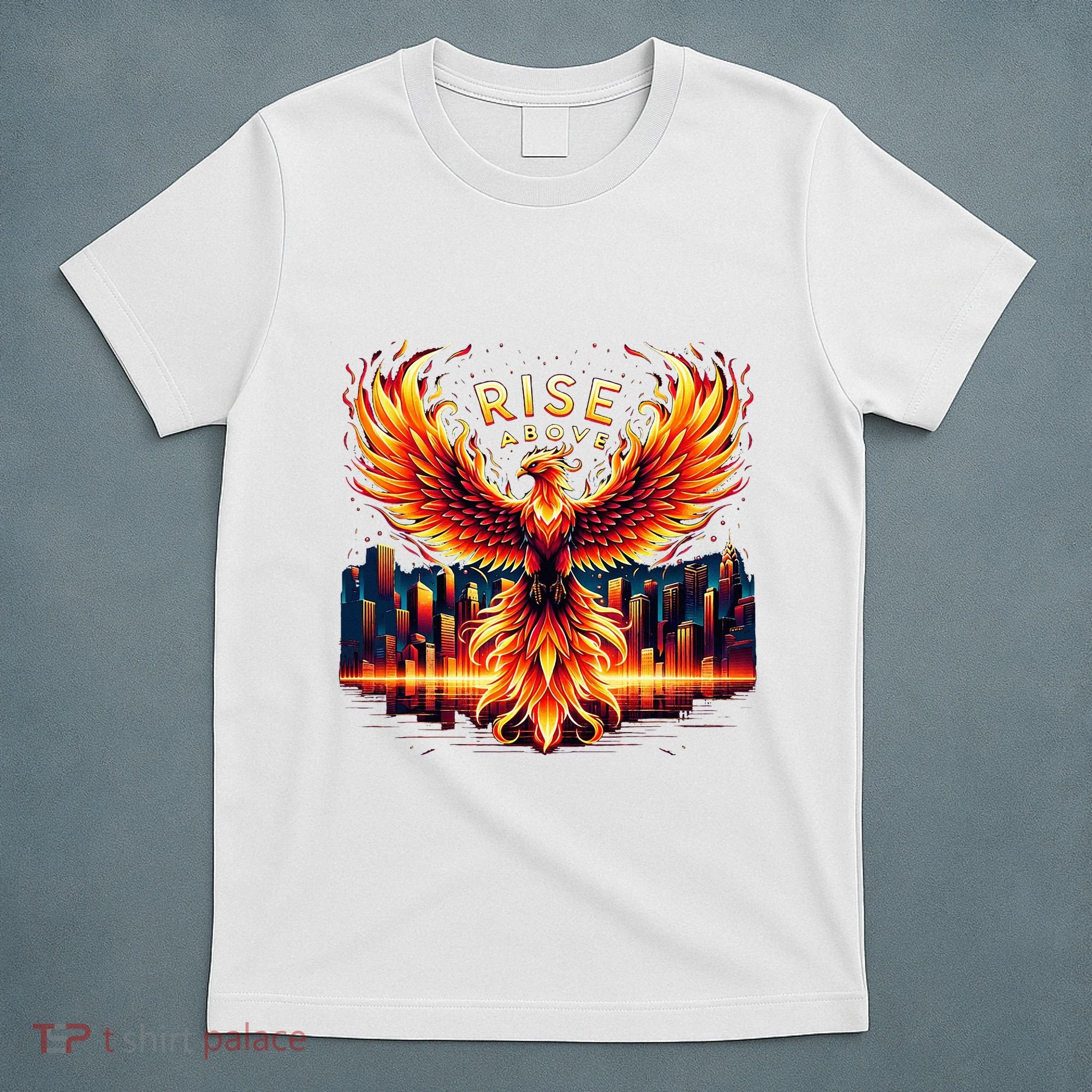 Phoenix Fire Mythical Bird Inspirational Motivational T-Shirt