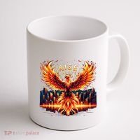 Phoenix Fire Mythical Bird Inspirational Motivational Coffee Mug thumb 1