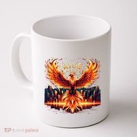 Phoenix Fire Mythical Bird Inspirational Motivational Coffee Mug thumb 0