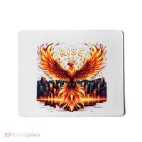 Phoenix Fire Mythical Bird Inspirational Motivational Mousepad thumb 0