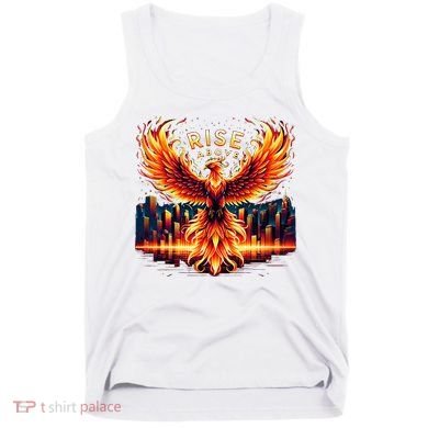 Phoenix Fire Mythical Bird Inspirational Motivational Tank Top