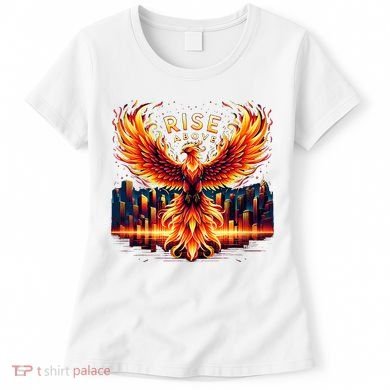 Phoenix Fire Mythical Bird Inspirational Motivational Women's T-Shirt