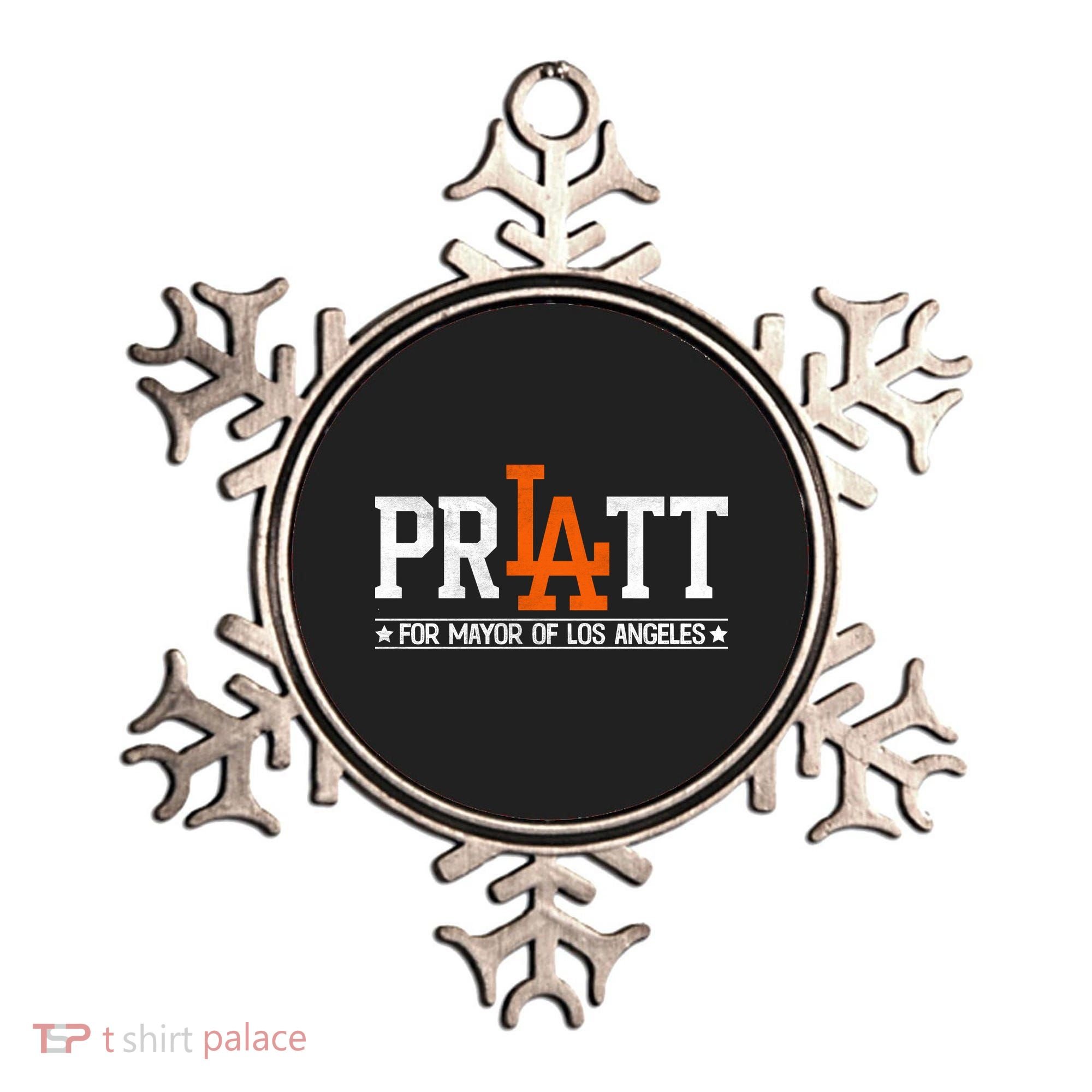 Pratt For Mayor Of Los Angeles La Fan Ornament