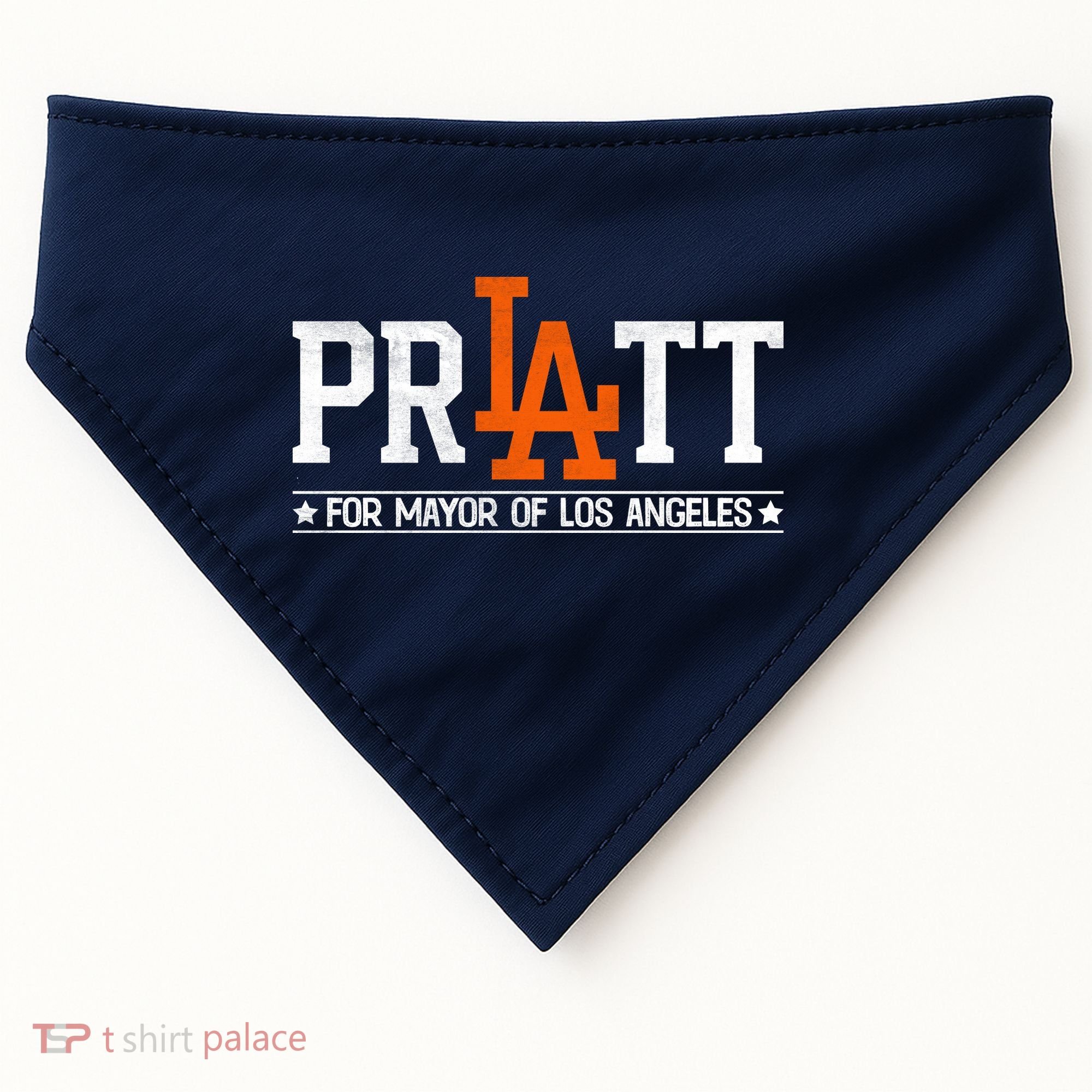 Pratt For Mayor Of Los Angeles La Fan USA-Made Doggie Bandana