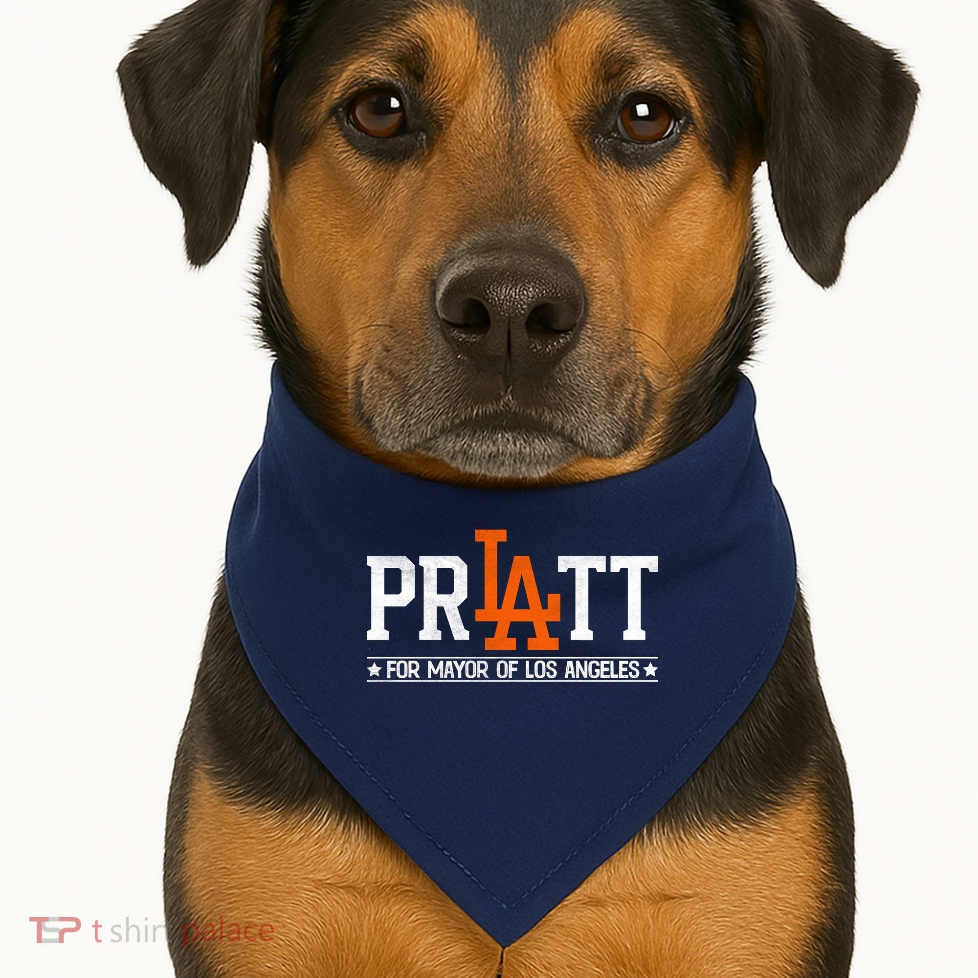 Pratt For Mayor Of Los Angeles La Fan USA-Made Doggie Bandana