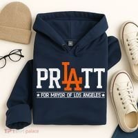 Pratt For Mayor Of Los Angeles La Fan Hoodie thumb 4