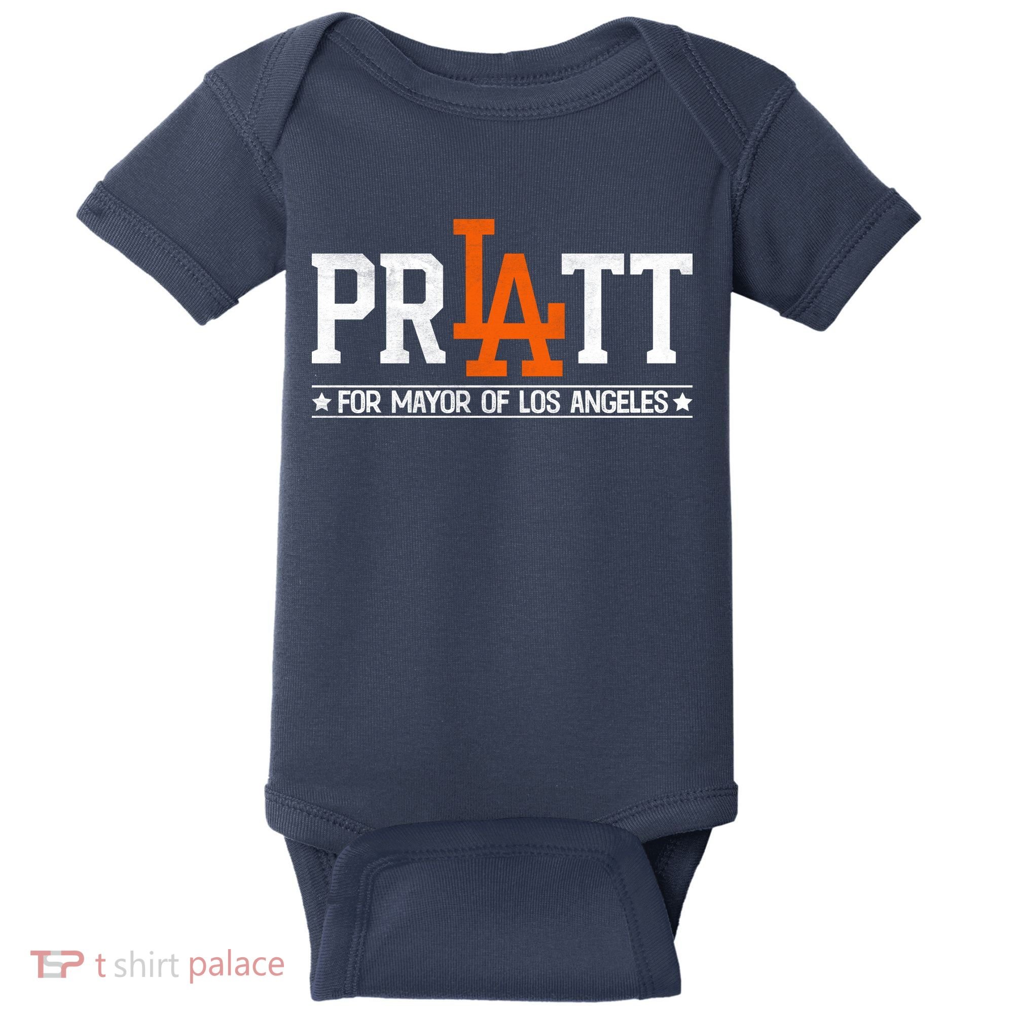 Pratt For Mayor Of Los Angeles La Fan Baby Bodysuit