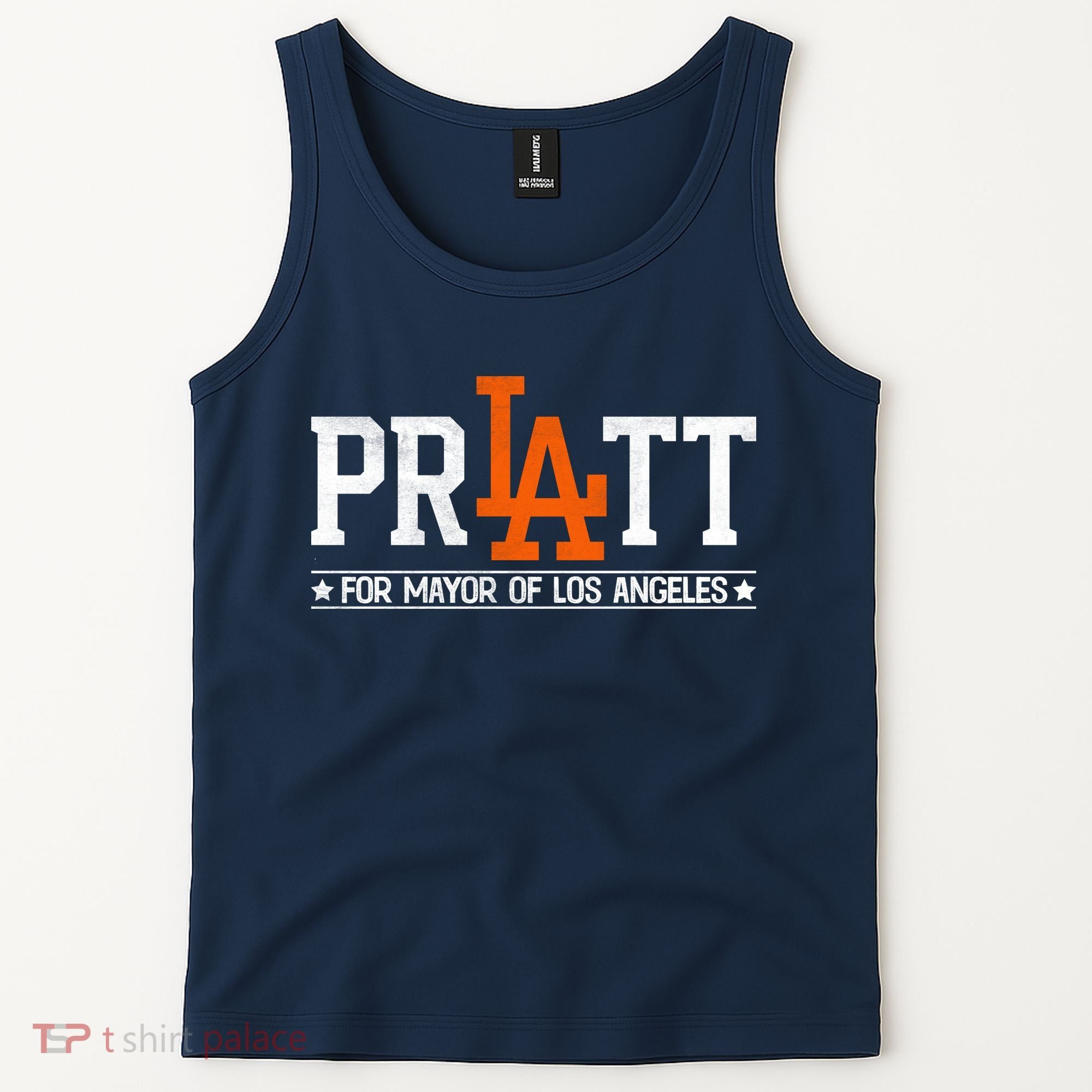 Pratt For Mayor Of Los Angeles La Fan Tank Top