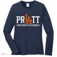 Pratt For Mayor Of Los Angeles La Fan Women's Long Sleeve Shirt thumb 0