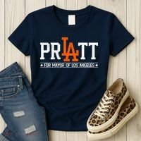 Pratt For Mayor Of Los Angeles La Fan Women's T-Shirt thumb 3