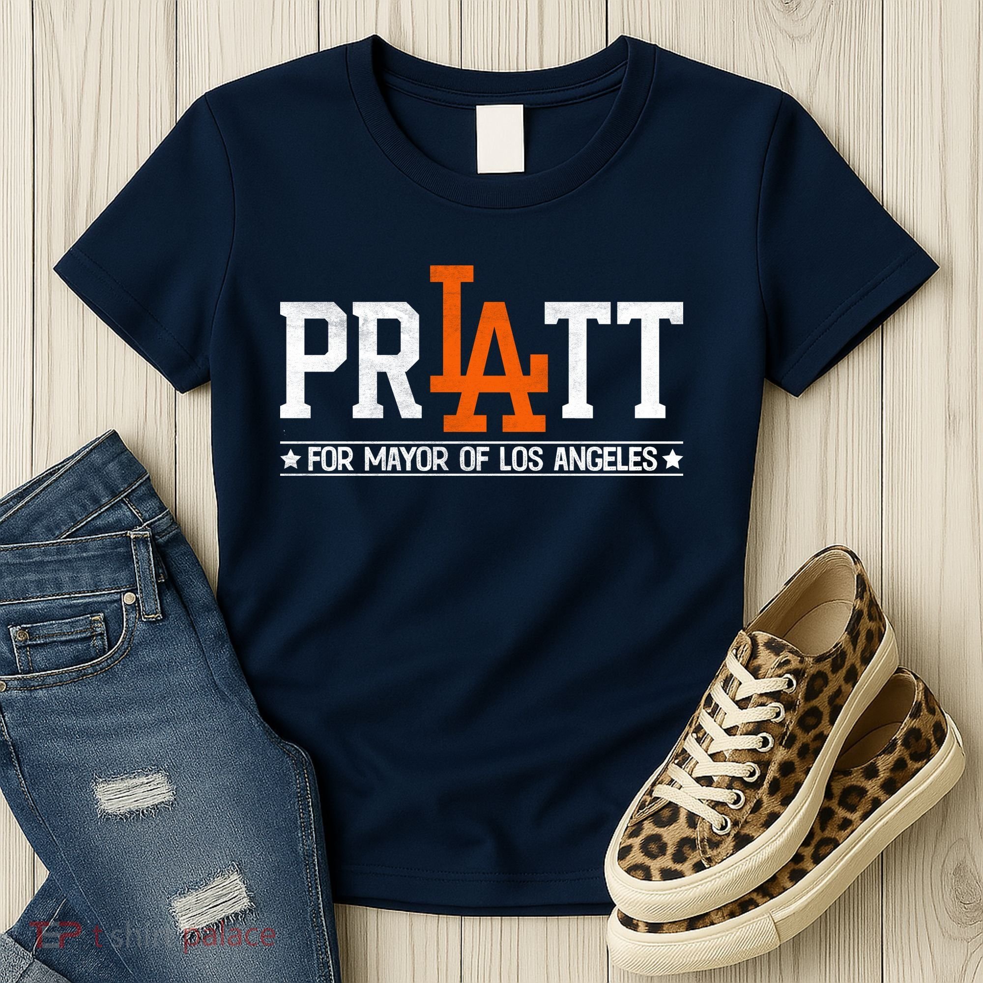 Pratt For Mayor Of Los Angeles La Fan Women's T-Shirt