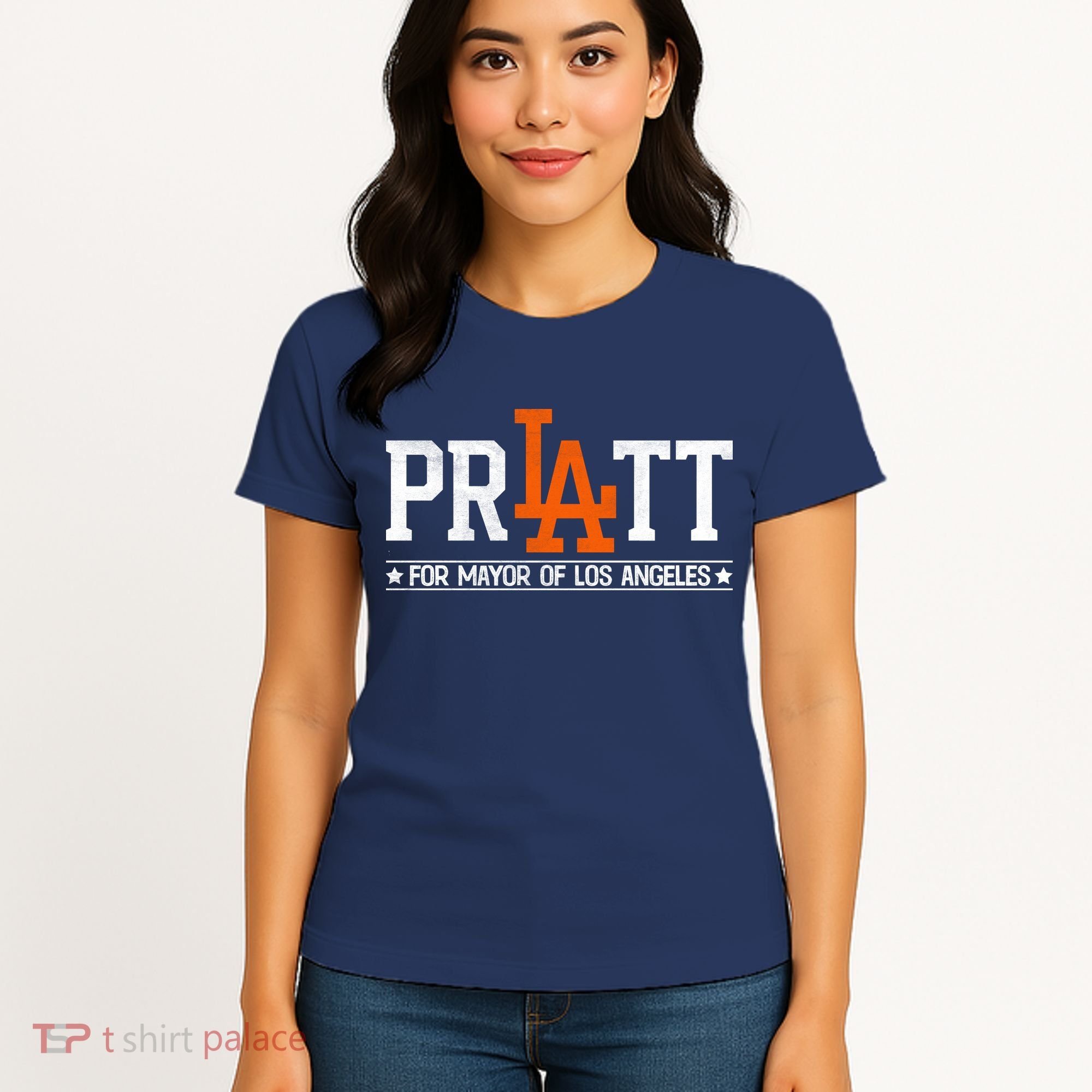 Pratt For Mayor Of Los Angeles La Fan Women's T-Shirt