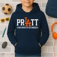 Pratt For Mayor Of Los Angeles La Fan Kids Hoodie thumb 2