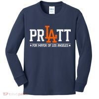 Pratt For Mayor Of Los Angeles La Fan Kids Long Sleeve Shirt thumb 0