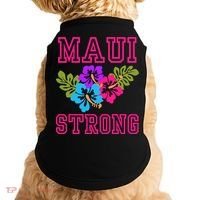 Pray For Maui Hawaii Strong Lahaina Hawaiian Islands Doggie Tank thumb 0