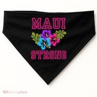 Pray For Maui Hawaii Strong Lahaina Hawaiian Islands USA-Made Doggie Bandana thumb 0