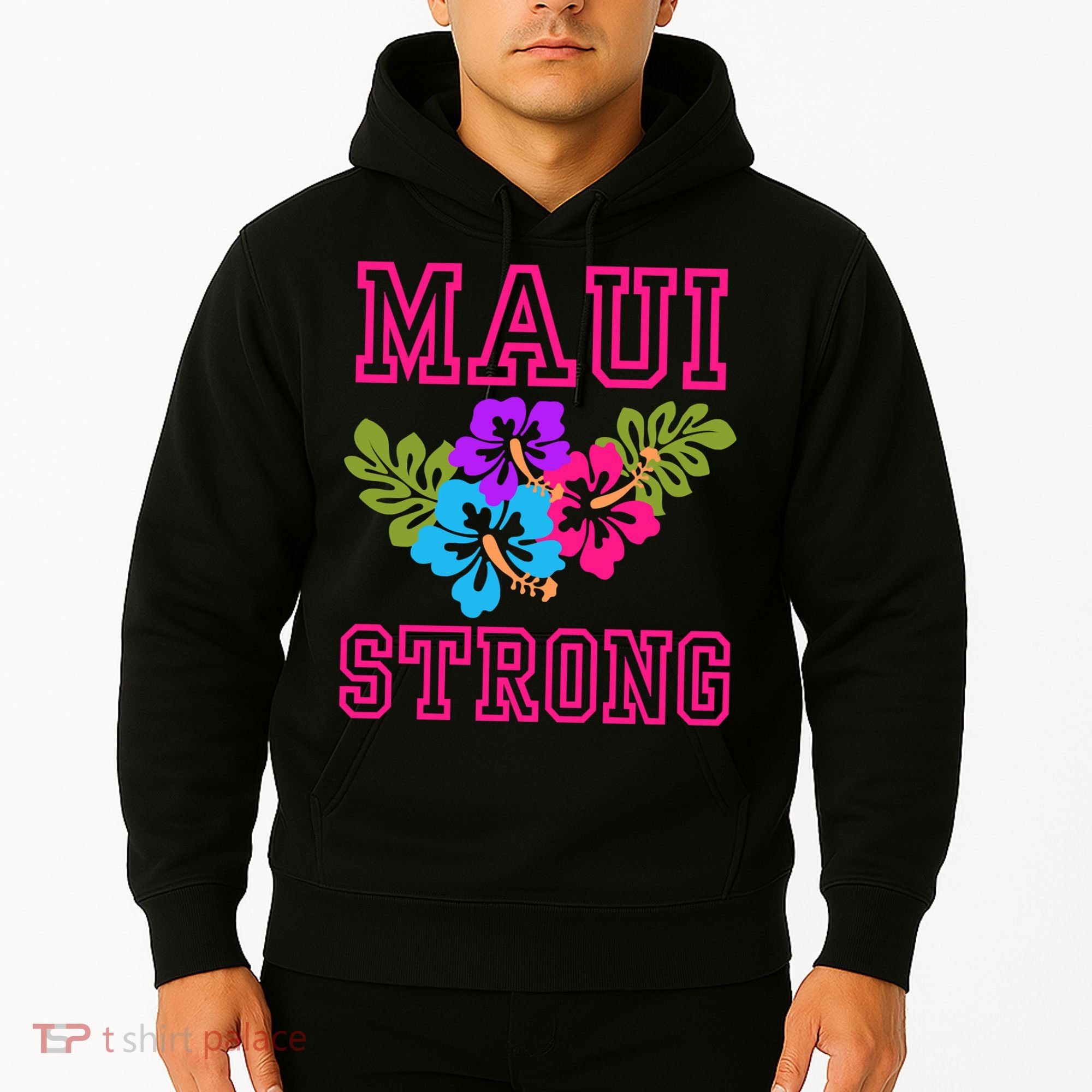 Pray For Maui Hawaii Strong Lahaina Hawaiian Islands Hoodie