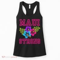 Pray For Maui Hawaii Strong Lahaina Hawaiian Islands Women's Tank Top thumb 0