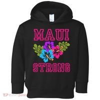 Pray For Maui Hawaii Strong Lahaina Hawaiian Islands Toddler Hoodie thumb 0