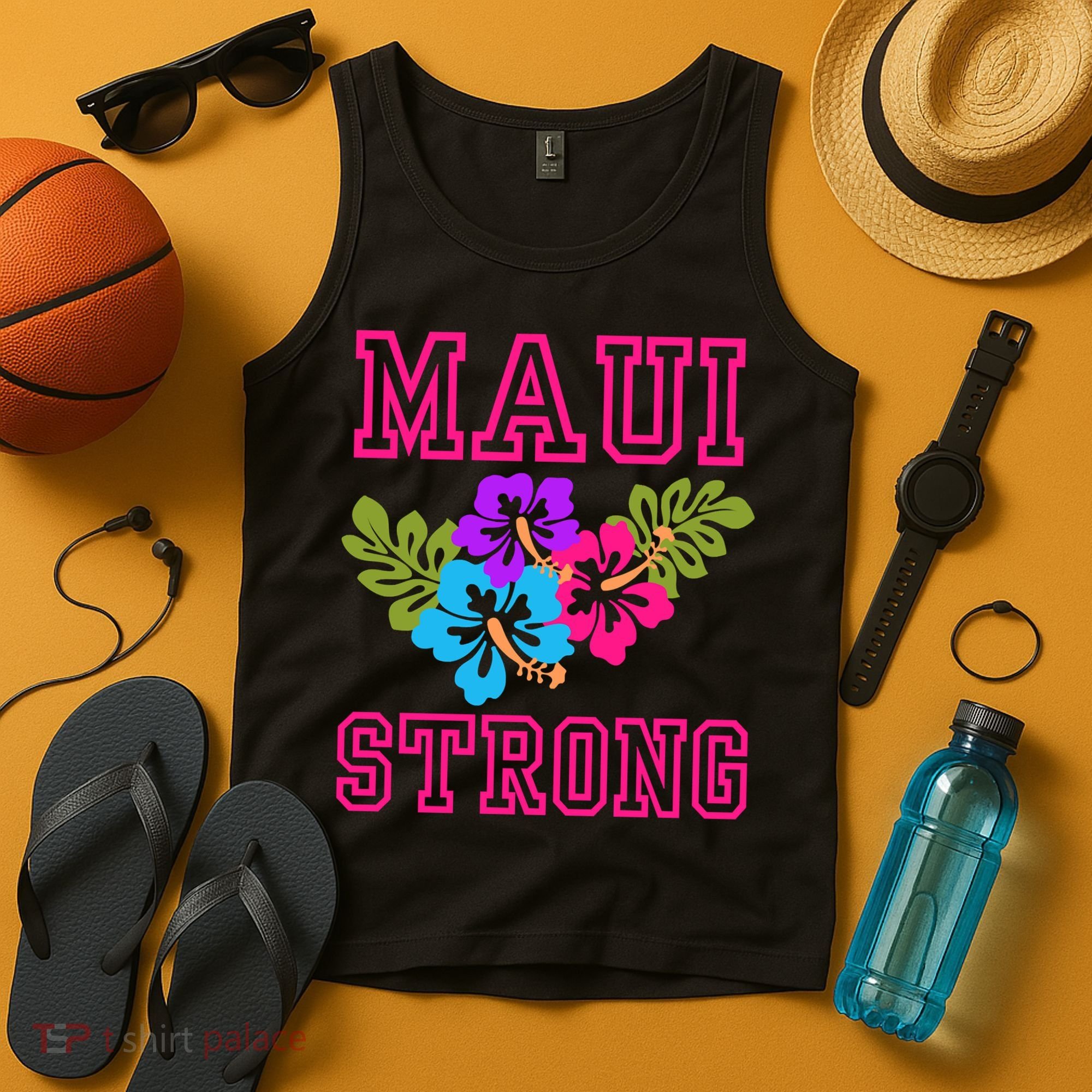 Pray For Maui Hawaii Strong Lahaina Hawaiian Islands Tank Top