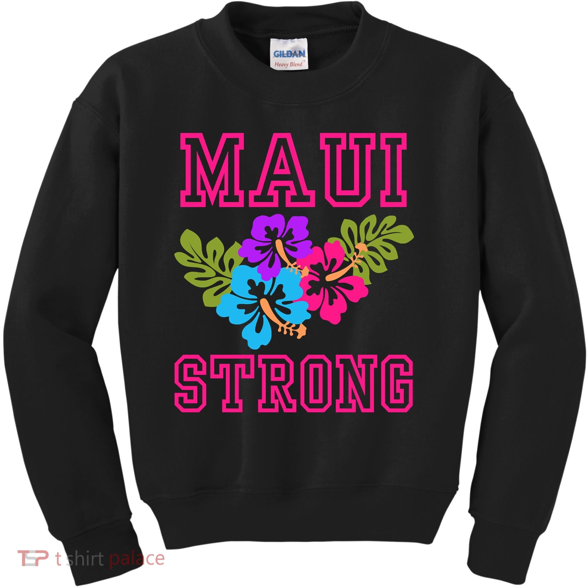 Pray For Maui Hawaii Strong Lahaina Hawaiian Islands Kids Sweatshirt
